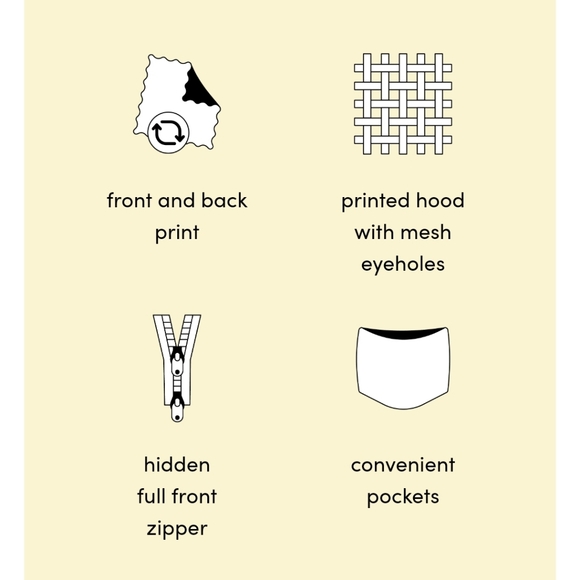 NWT Tipsy Elves Adult Skelton Hooded Jumpsuit Halloween Costume Unisex Luxury M - Picture 12 of 12